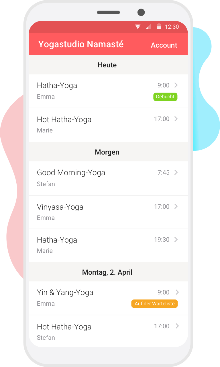 Momoyoga app for yogis (for Android)