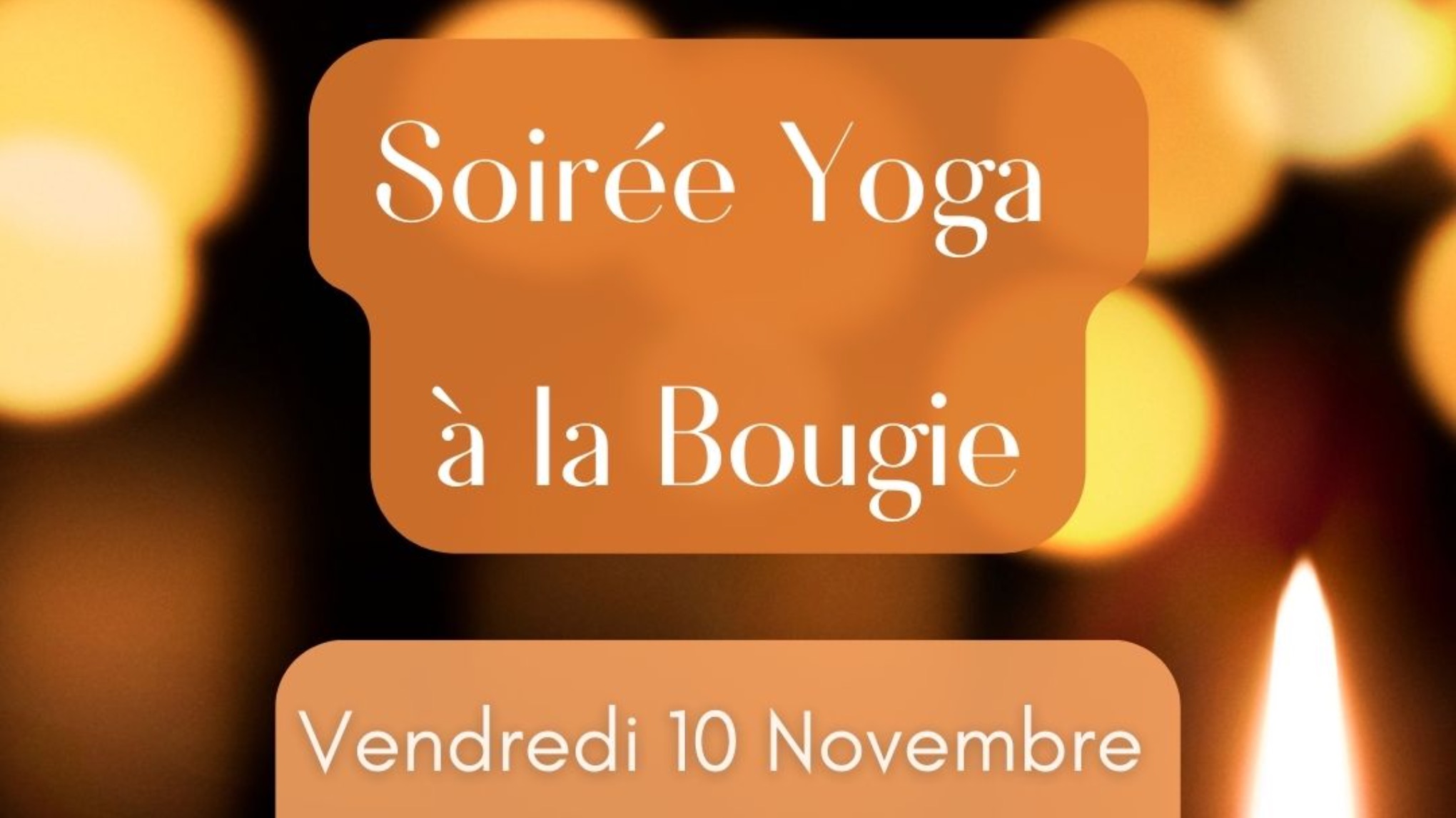 YOGA A LA BOUGIE 🕯