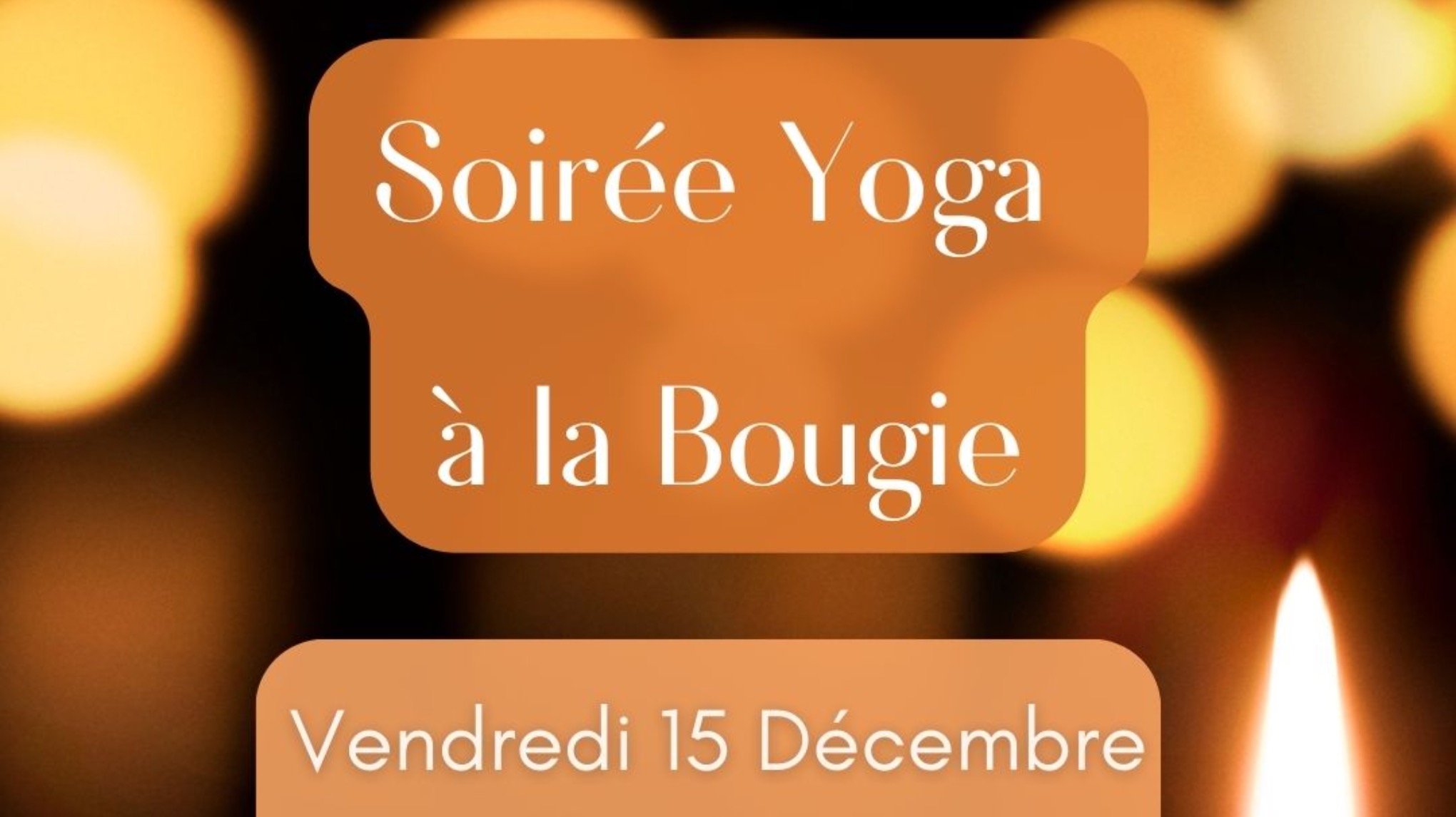 YOGA A LA BOUGIE 🕯