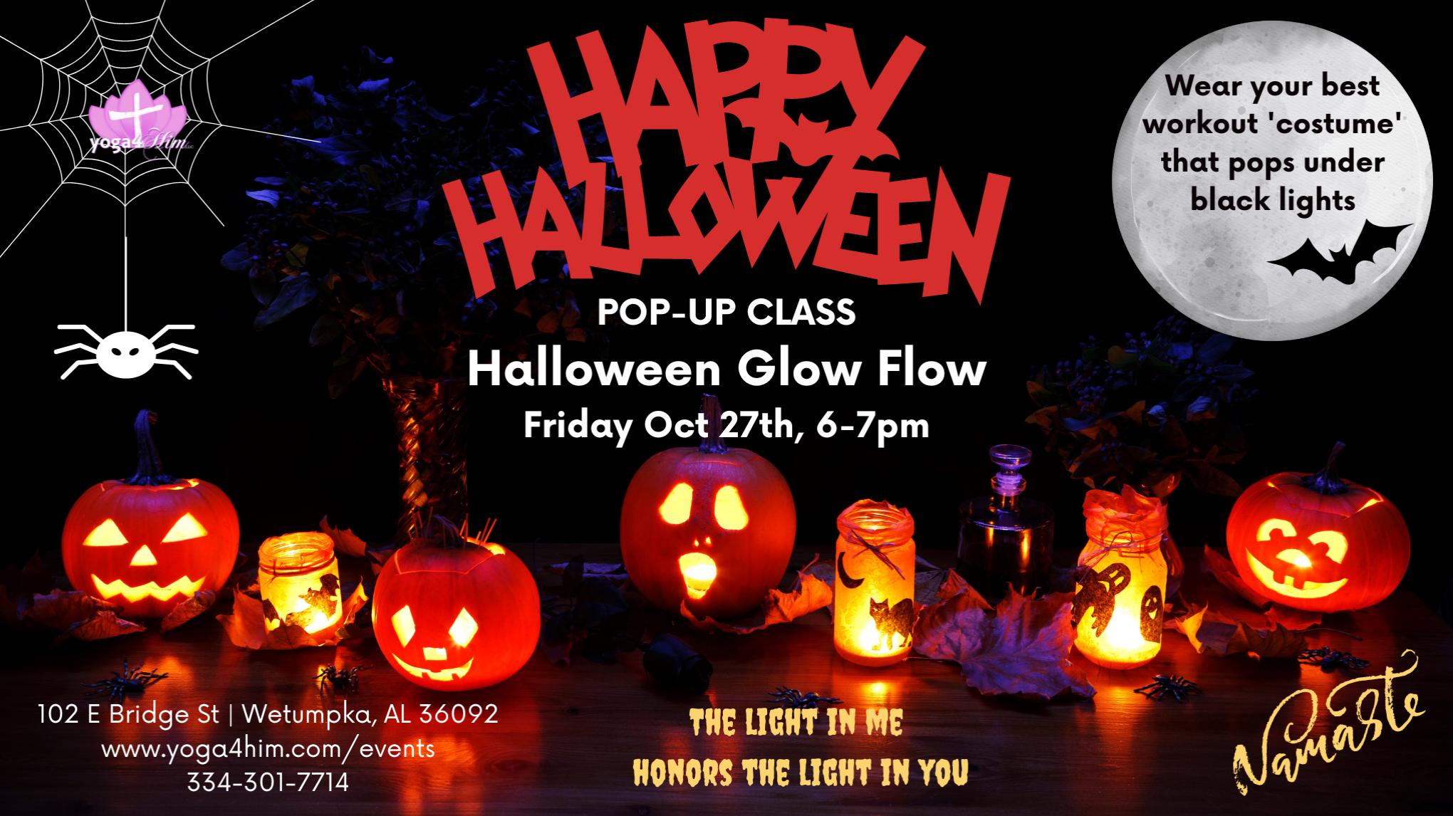 Pop-Up Halloween Glow Flow