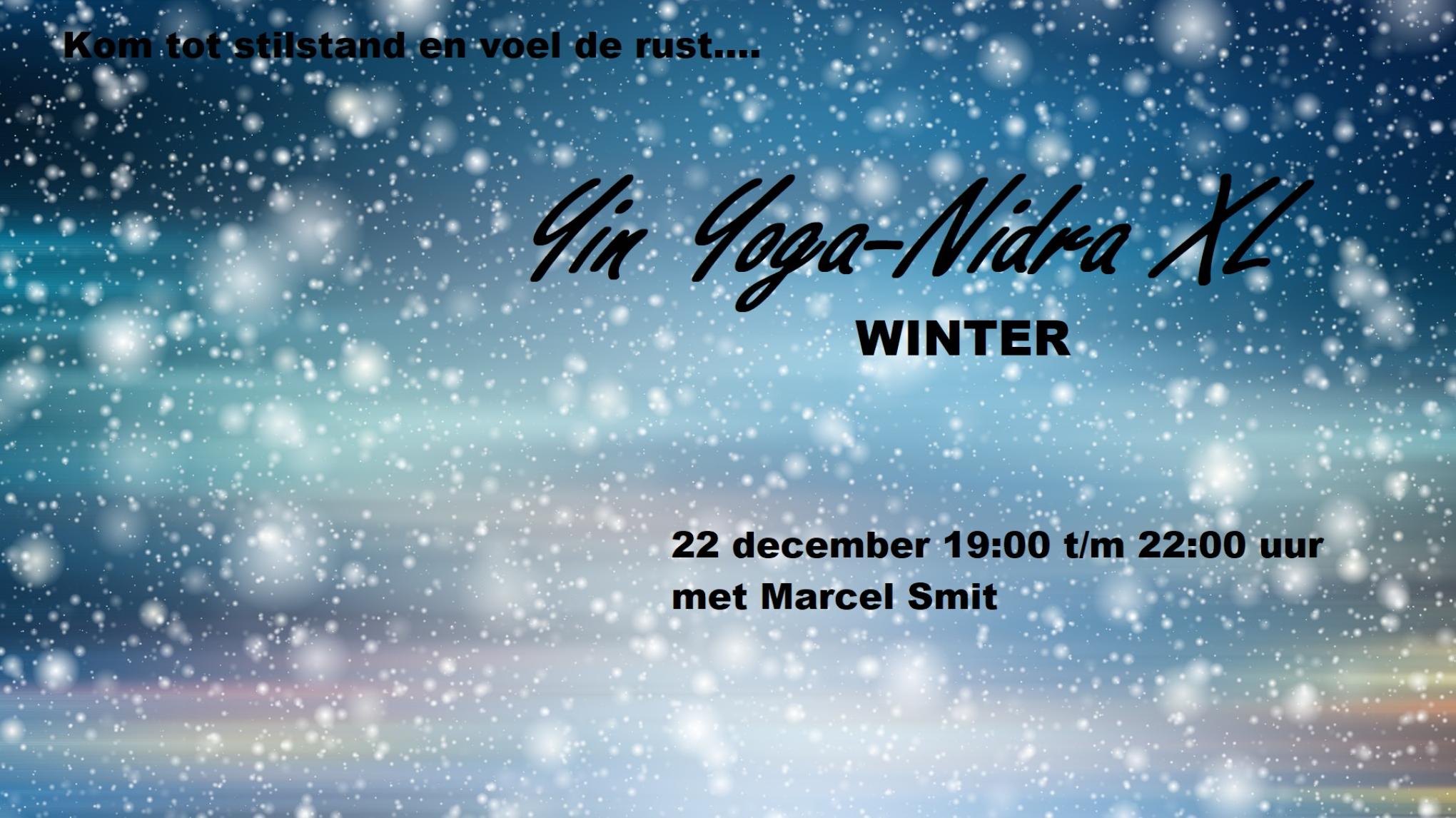 Yin Yoga-Nidra XL Winter met Marcel Smit