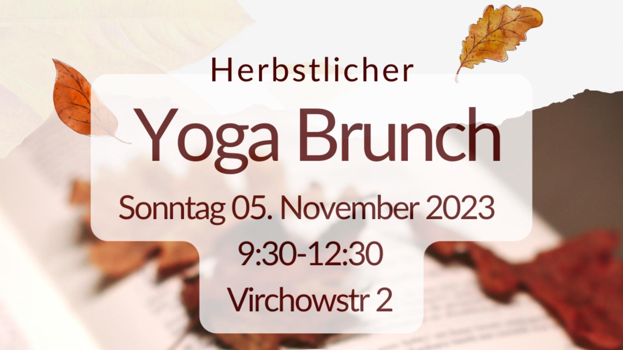 Herbstlicher Yoga Brunch