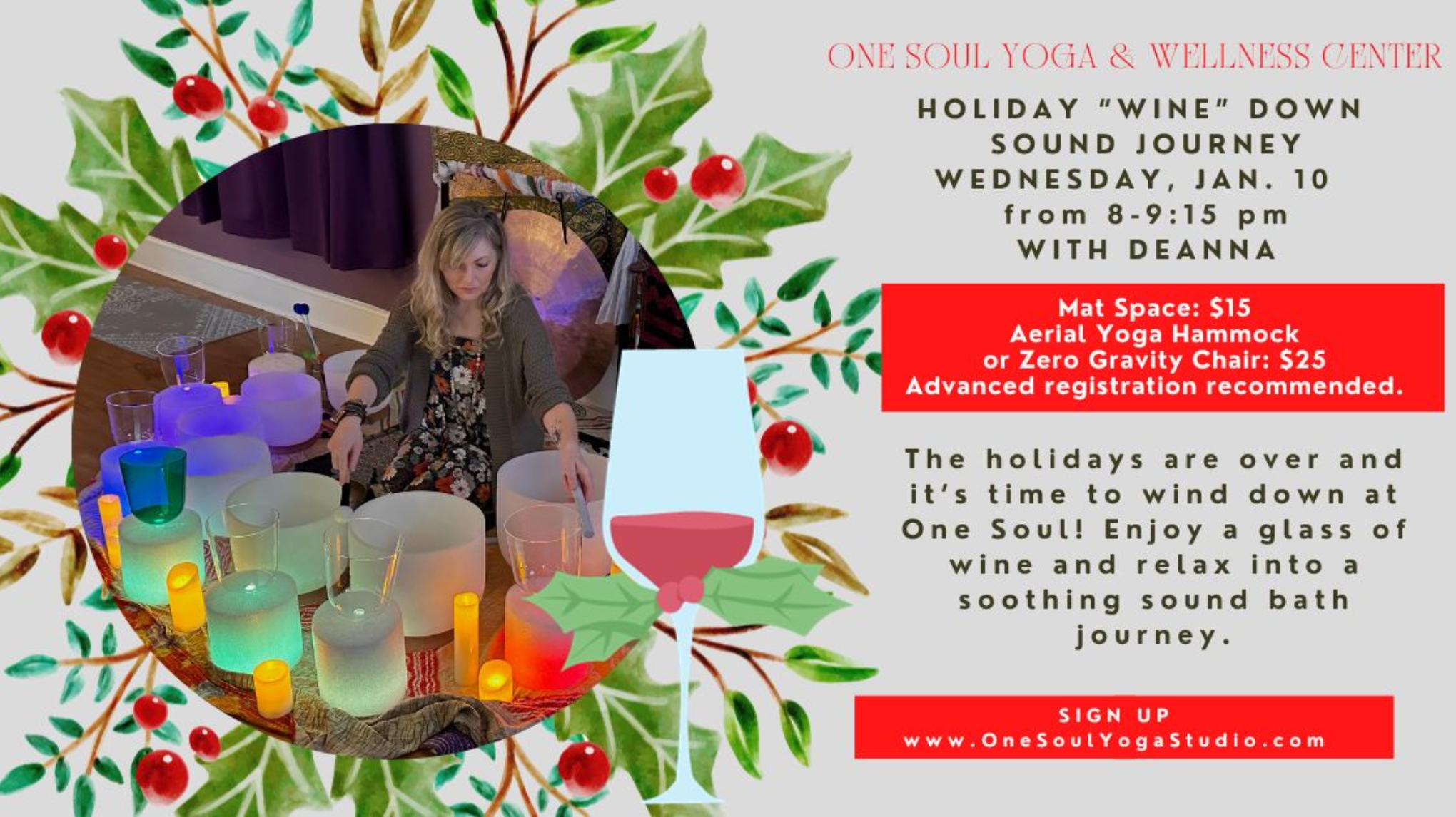 Holiday Wine Down Sound Journey