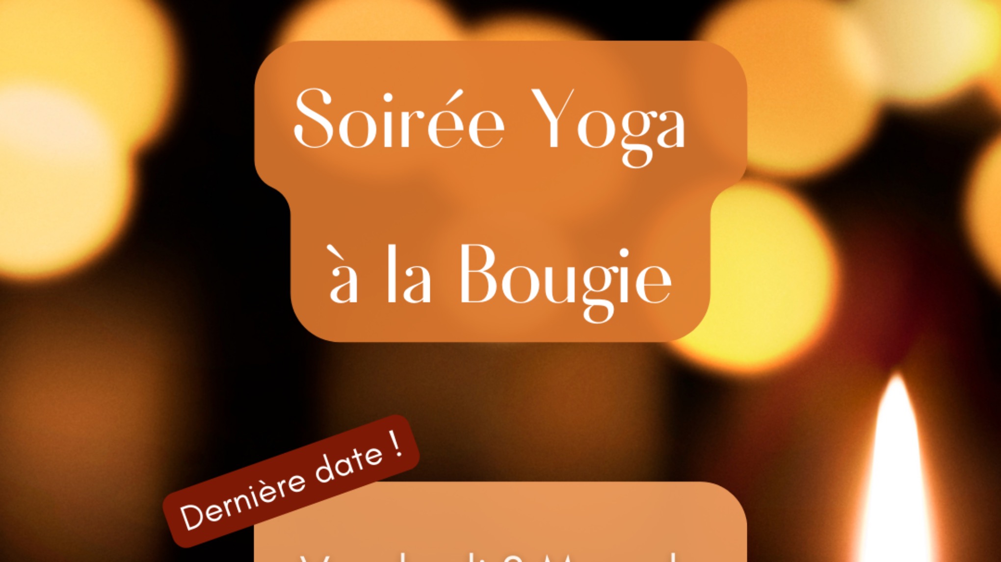 Yoga à la lueur des bougies (dernière date !)