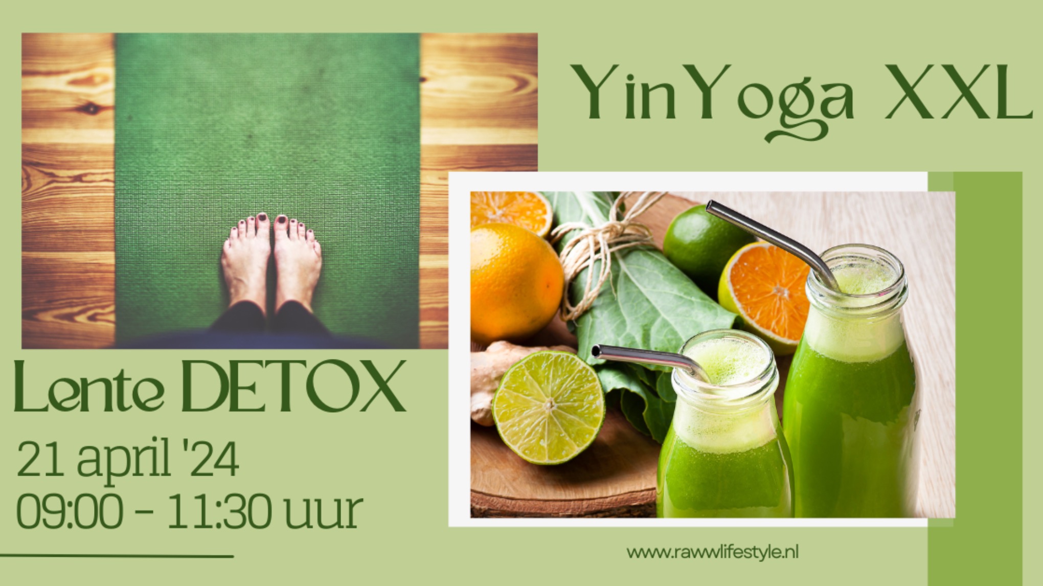 Yin yoga XXL - Lente detox! 21 april '24