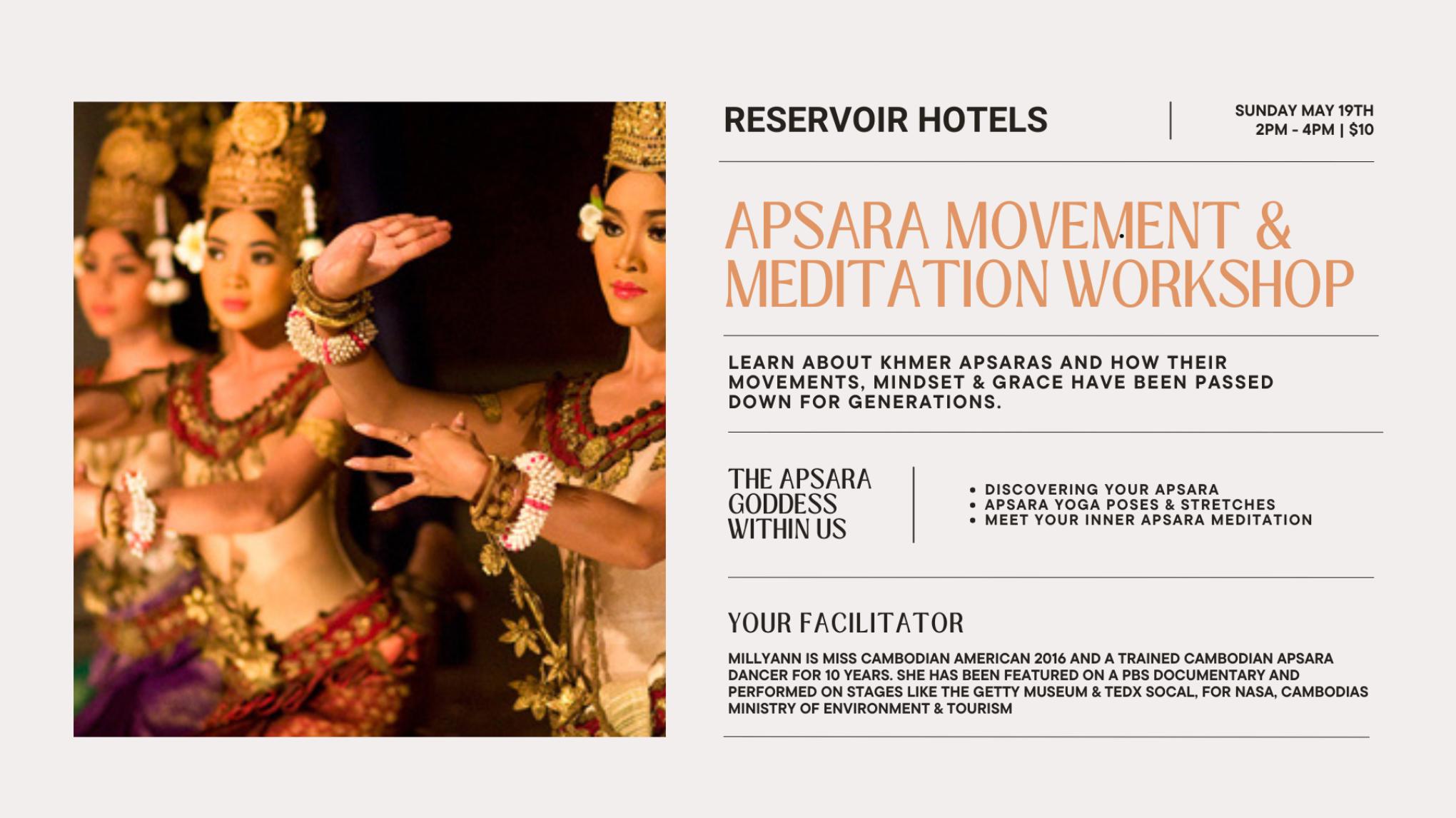 WORKSHOP: Apsara Movement & Meditation