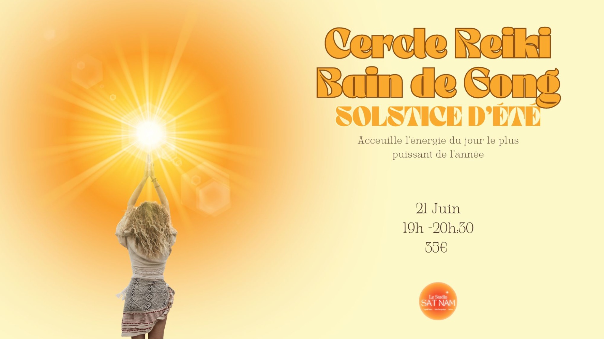 Cercle Reiki et Bain de Gong - Solstice d'Été