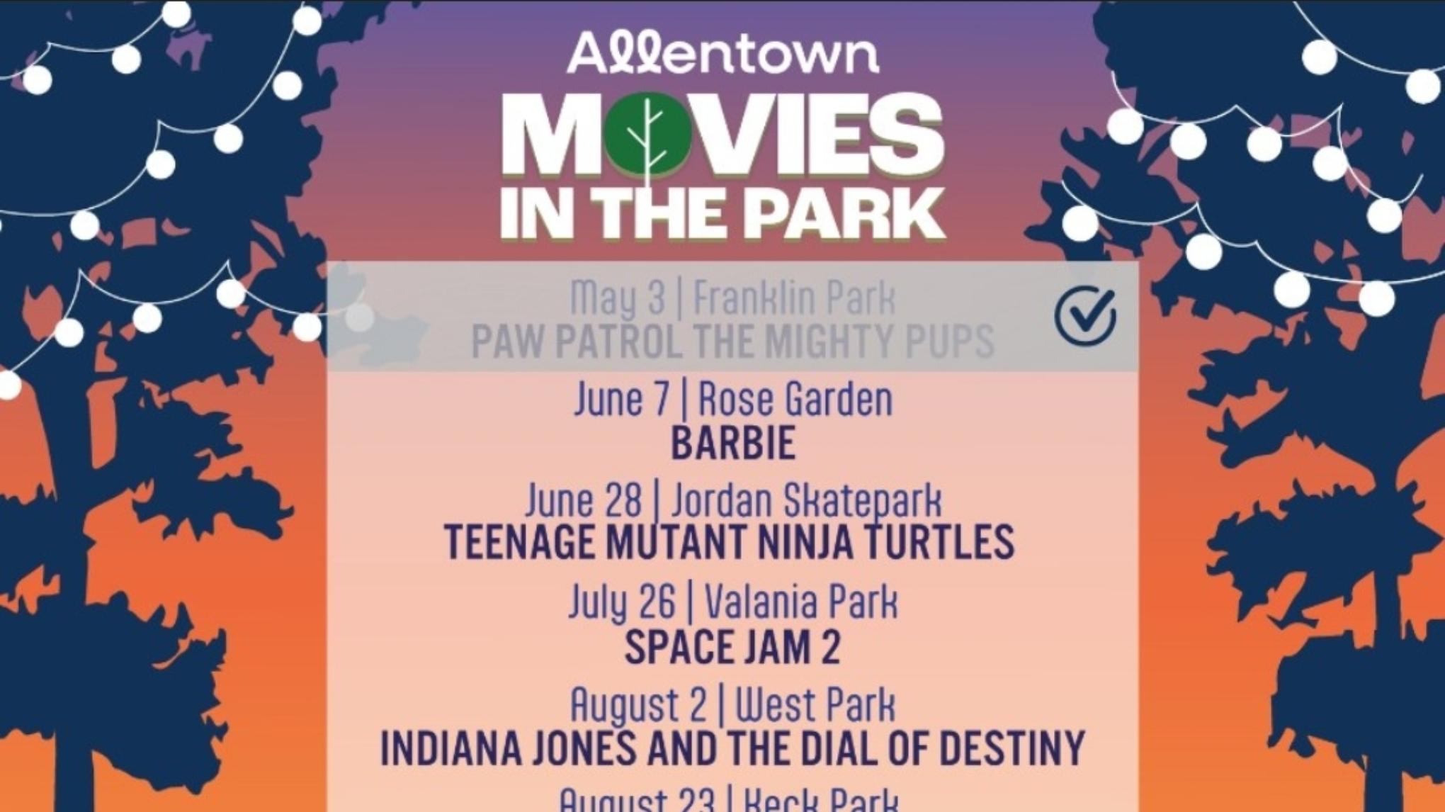 Movies in the Park at Lehigh Parkway