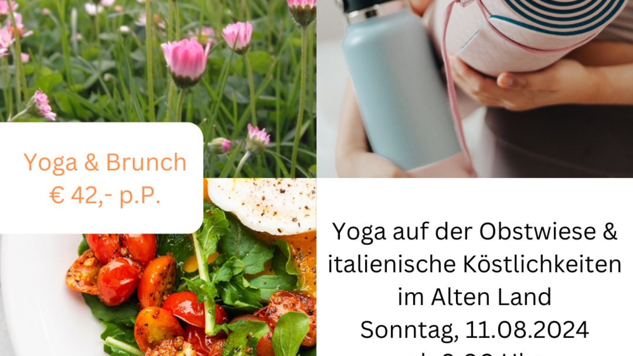 Yoga auf der Obstwiese & italienische Köstlichkeiten