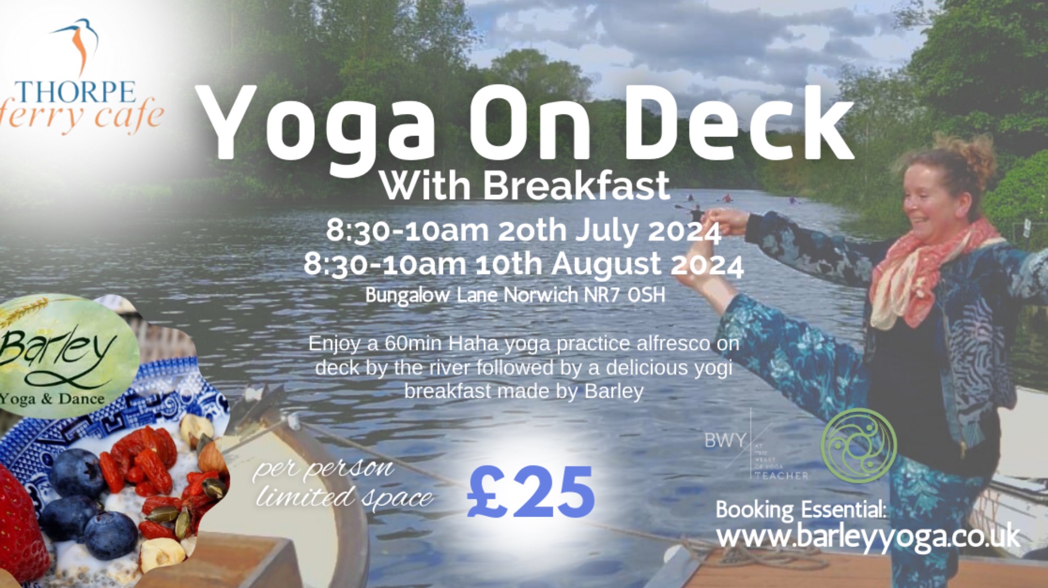 Yoga on Deck with Breakfast