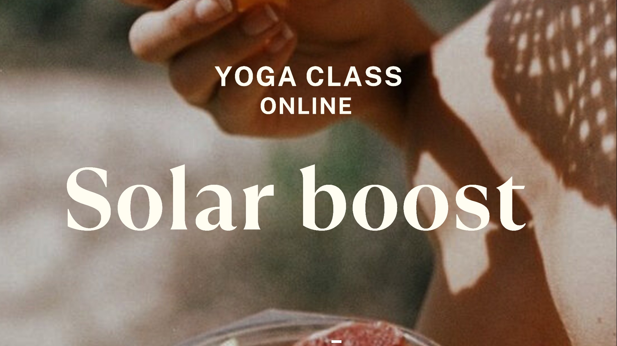 Yoga de la femme  ✺ Solar Boost