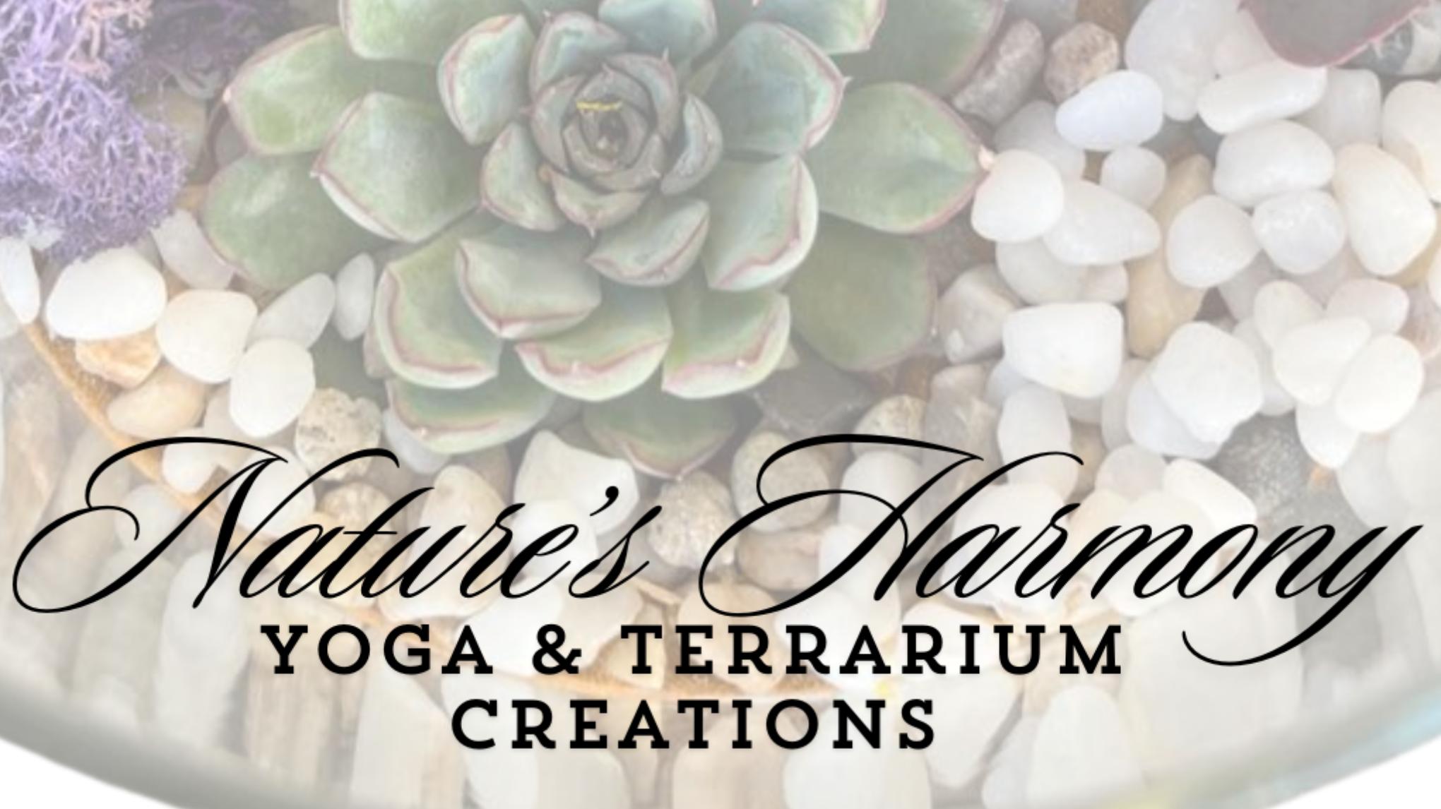 Nature's Harmony: Yoga & Terrarium Creations