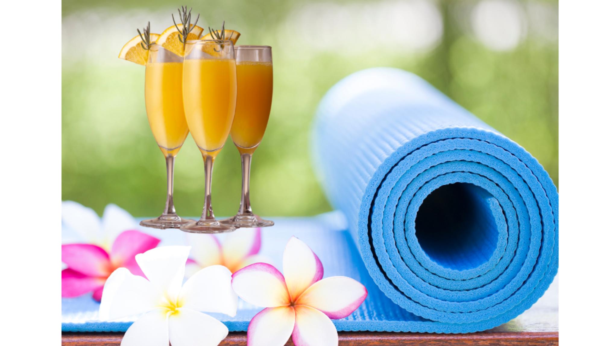 Bouquets & Balance: Yoga with a Side of Mimosas