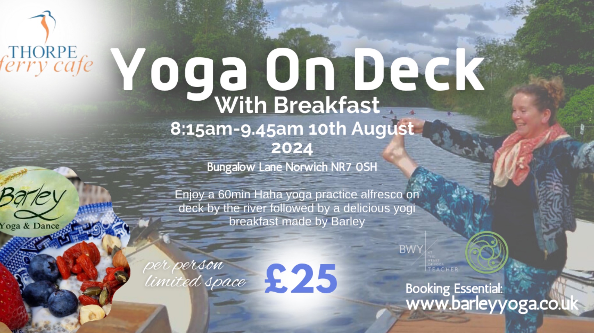 Yoga on Deck with Breakfast