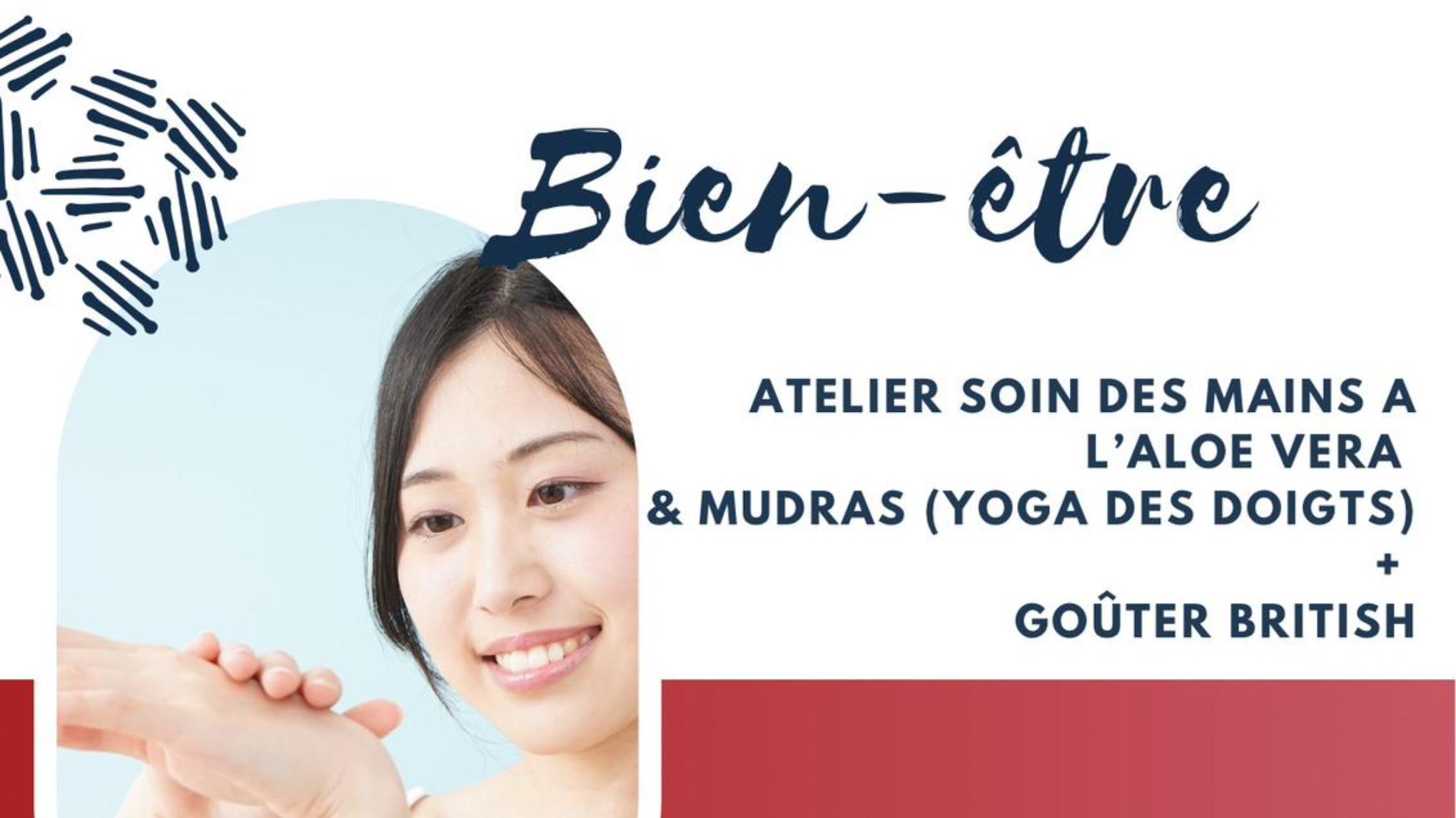 Atelier soin des mains, mudra et goûter britisch