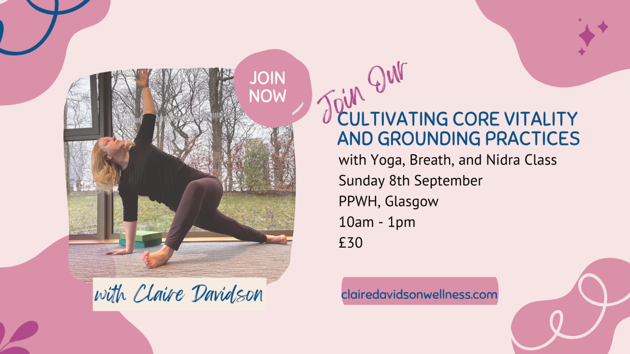 Cultivating Core Vitality and Grounding Practices with Yoga, Breath, and Ni