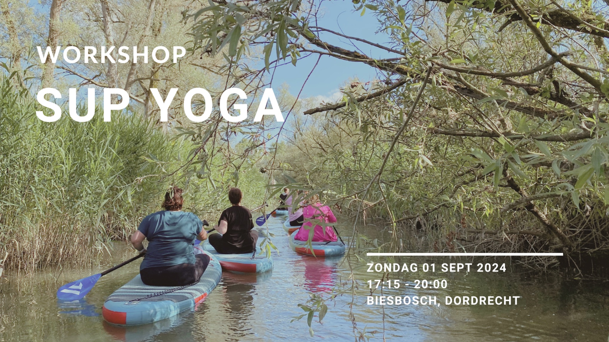 Sunday Special: SUP YOGA workshop in de Biesbosch