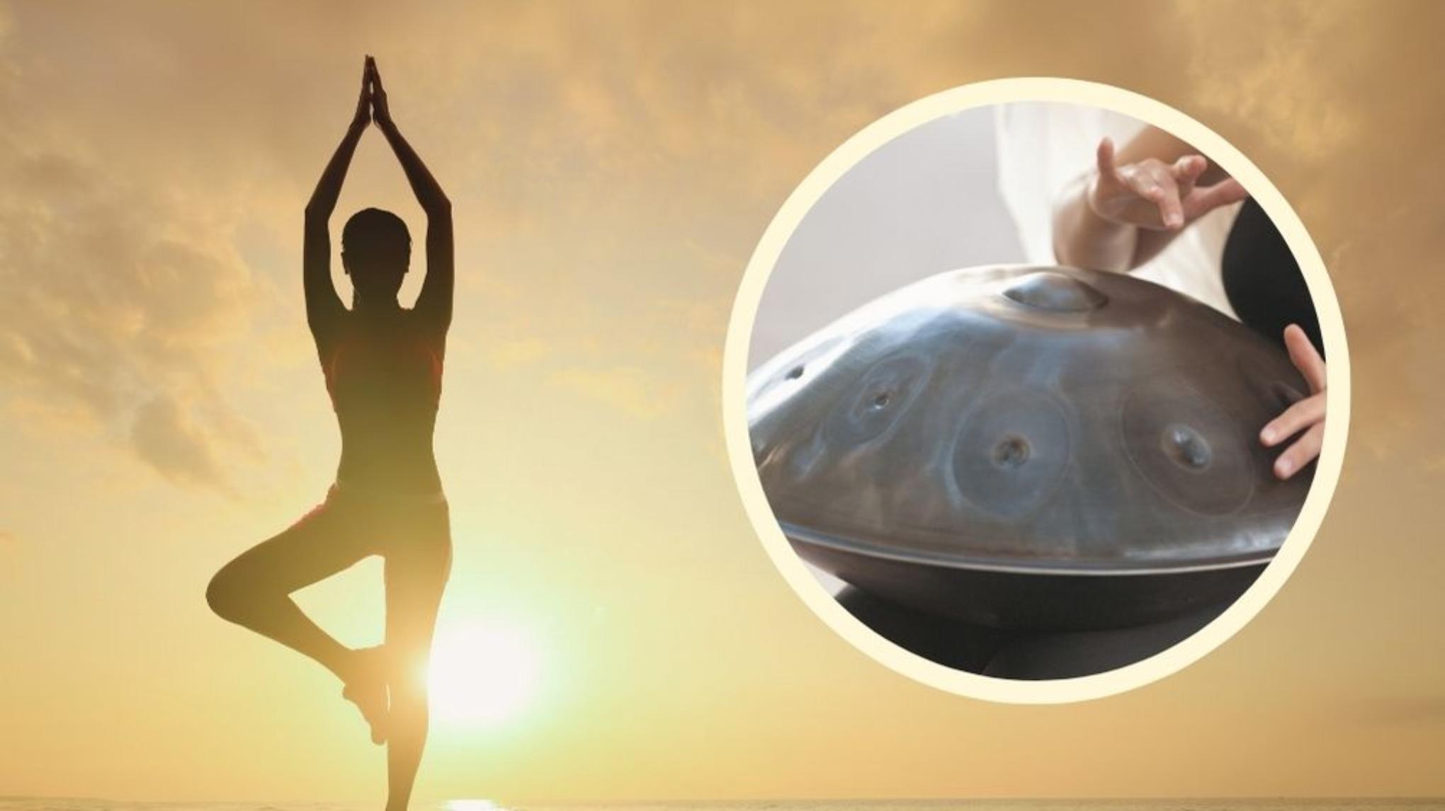 Sunset Yoga mit Handpan-Live-Musik