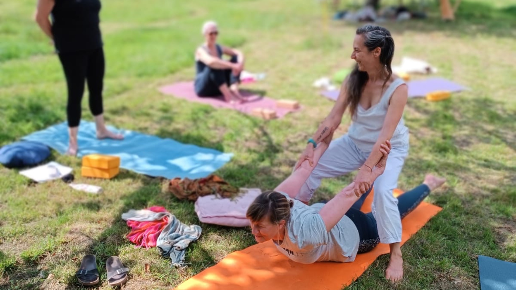 Yoga au verger