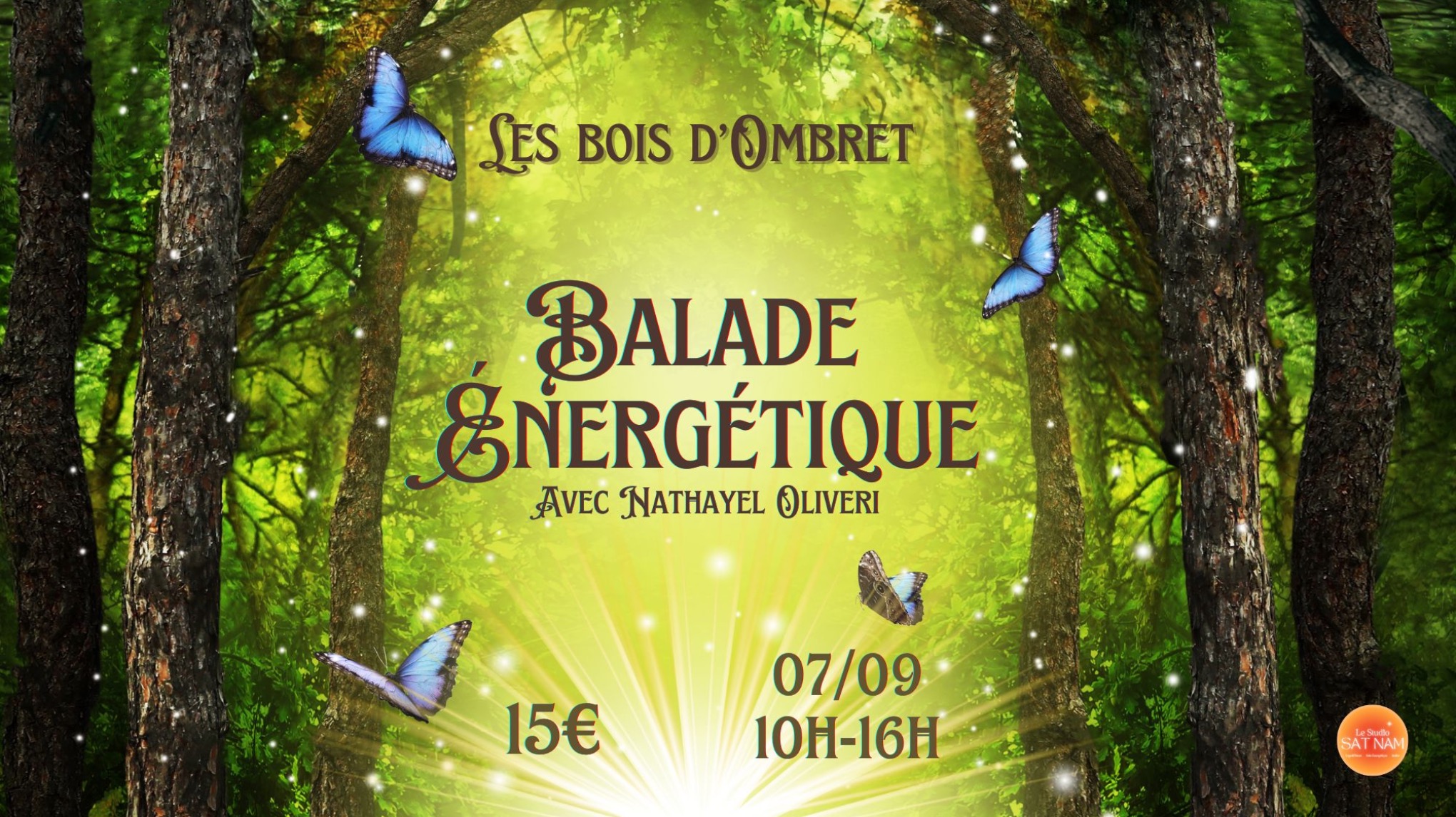 Balade énergétique dans les bois d'Ombret avec Nathayel Oliveri