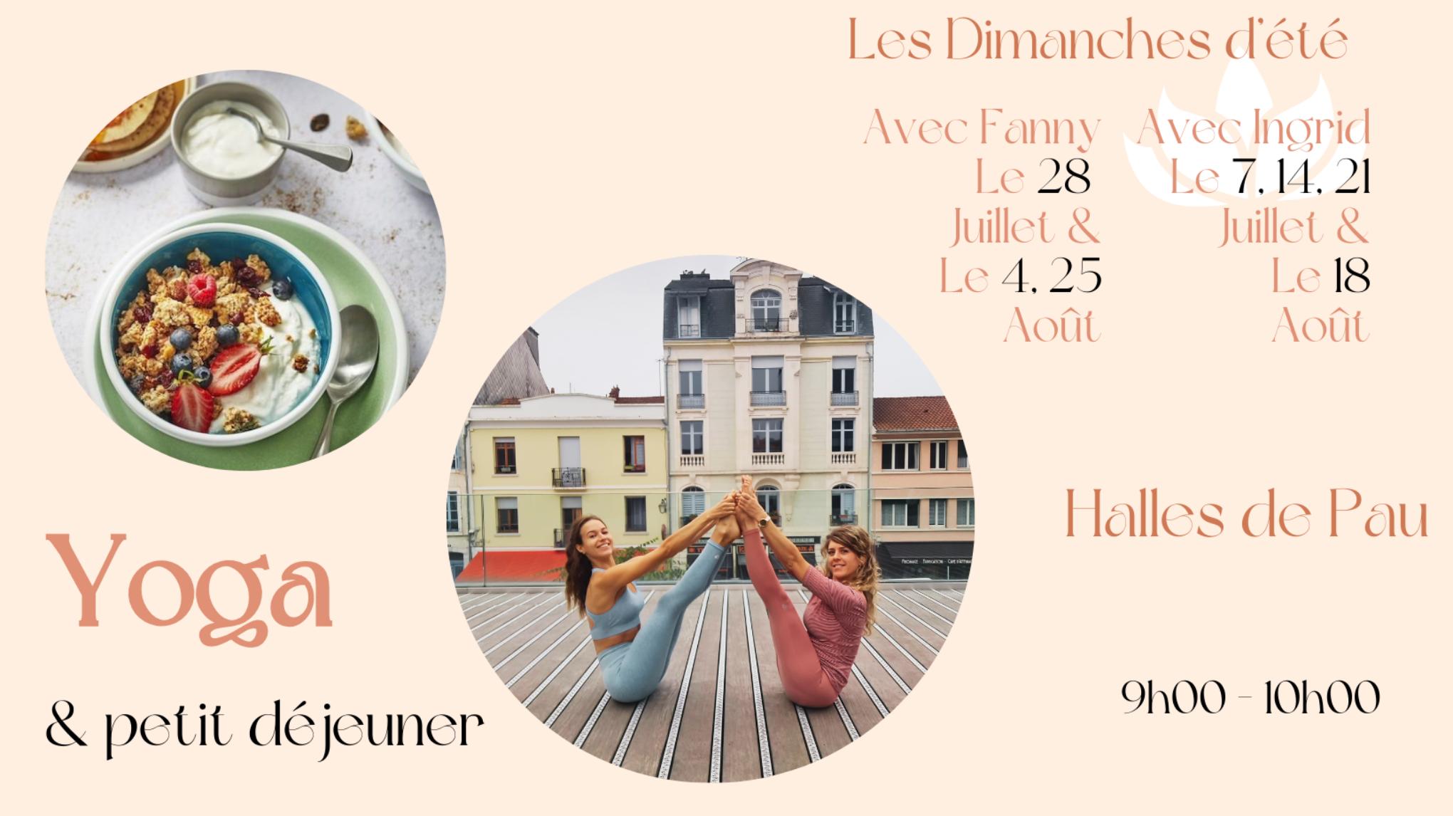 YOGA & PETIT DEJEUNER SUR LA TERASSE DES HALLES DE PAU