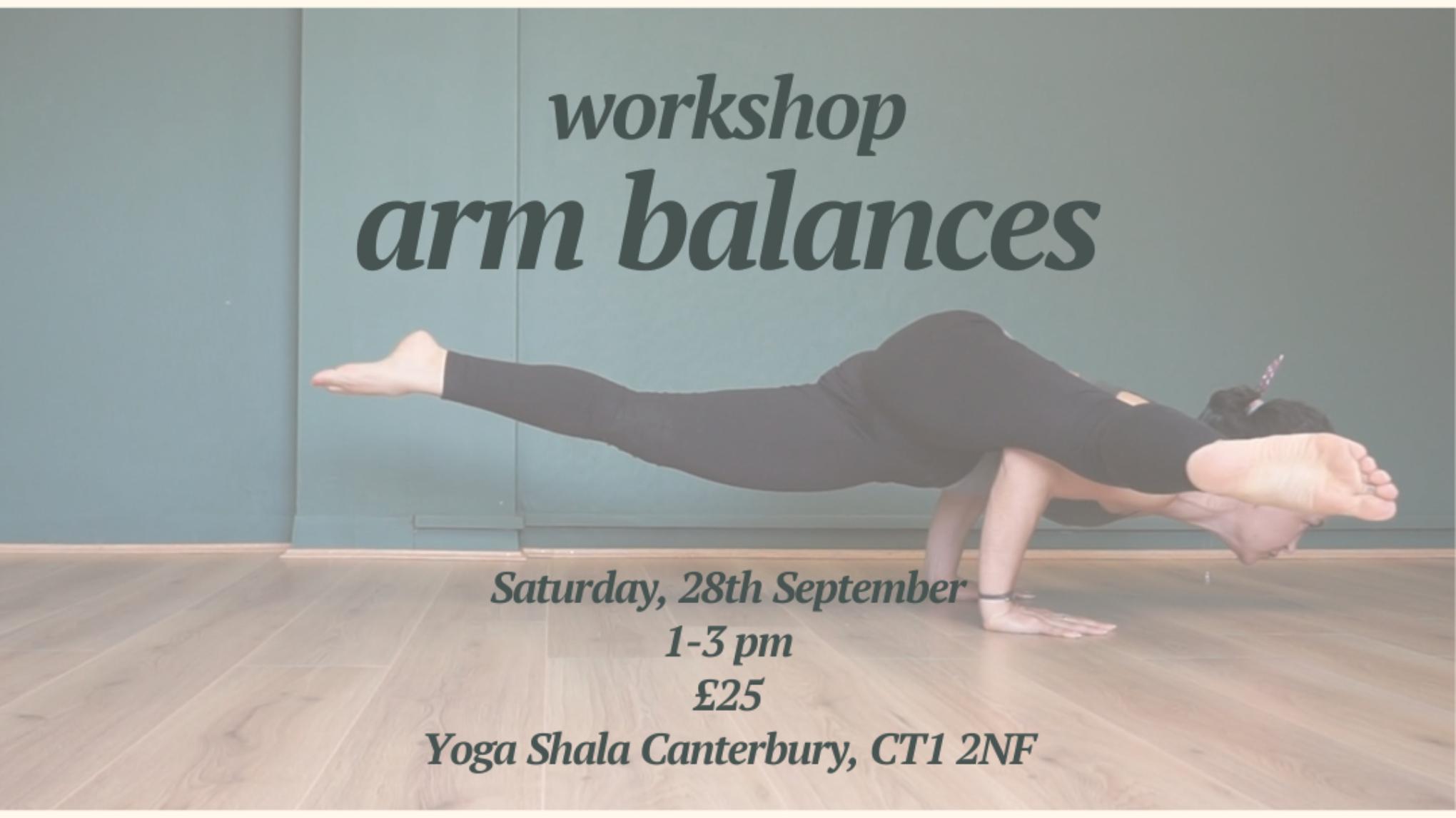 Arm Balances - Workshop