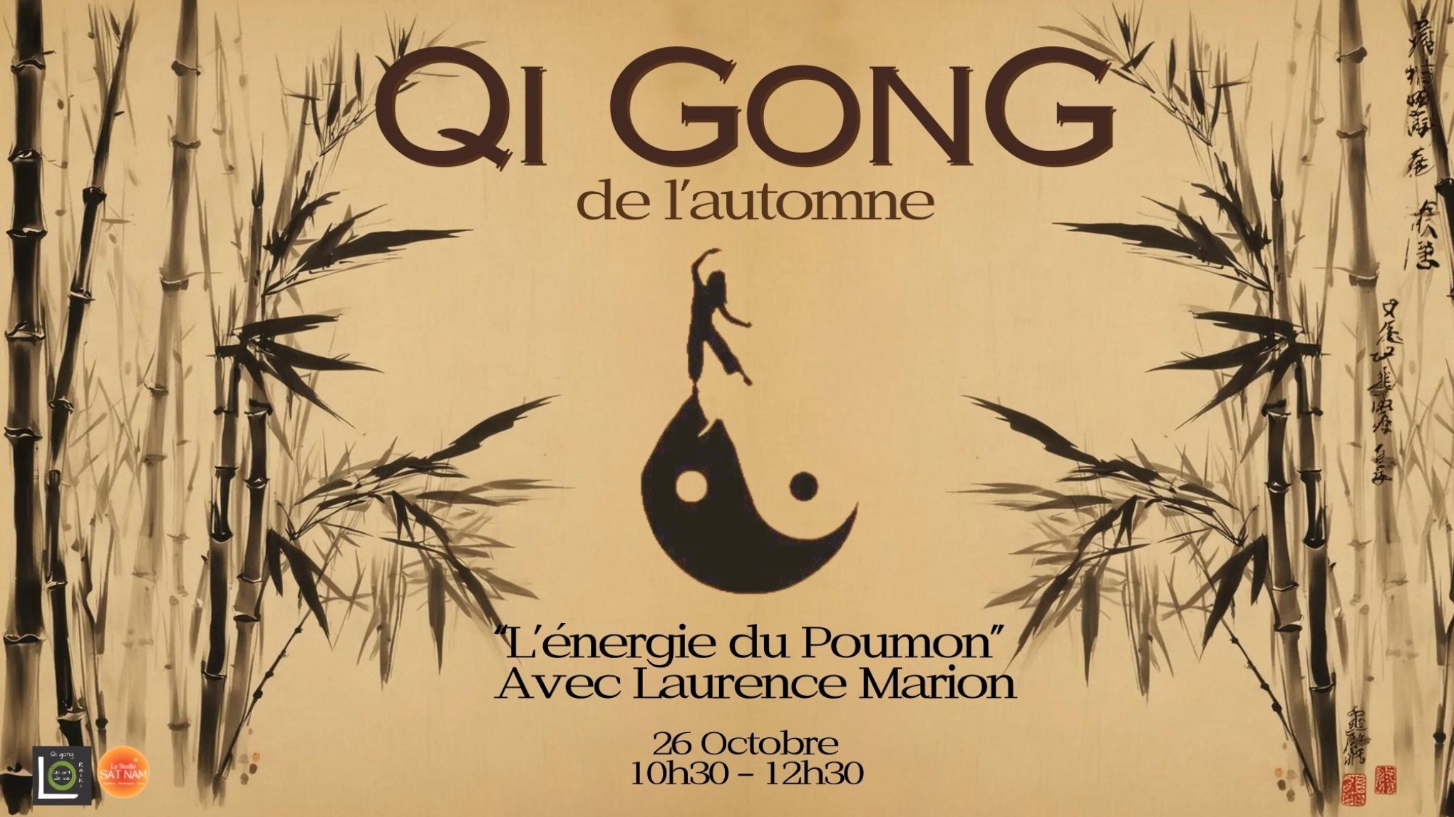 Atelier Qigong de l'automne 🌾🍂🍁 avec Laurence Marion