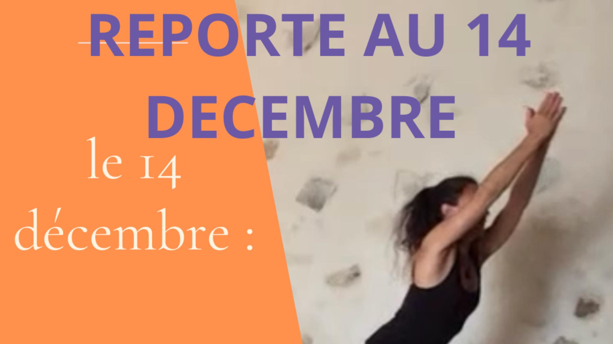 ⭐️ Stage de yoga débutant REPORTE AU 14 Décembre!