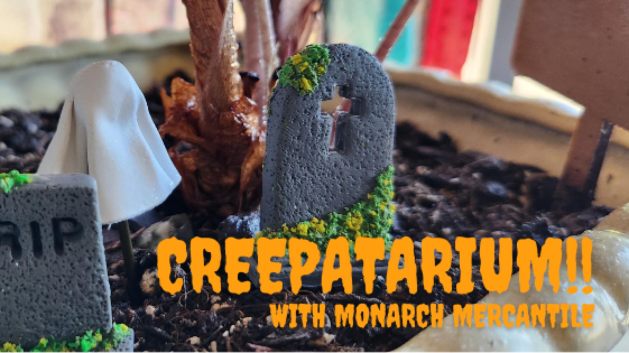 Creepatarium: Halloween-Themed Terrarium Building & Yoga