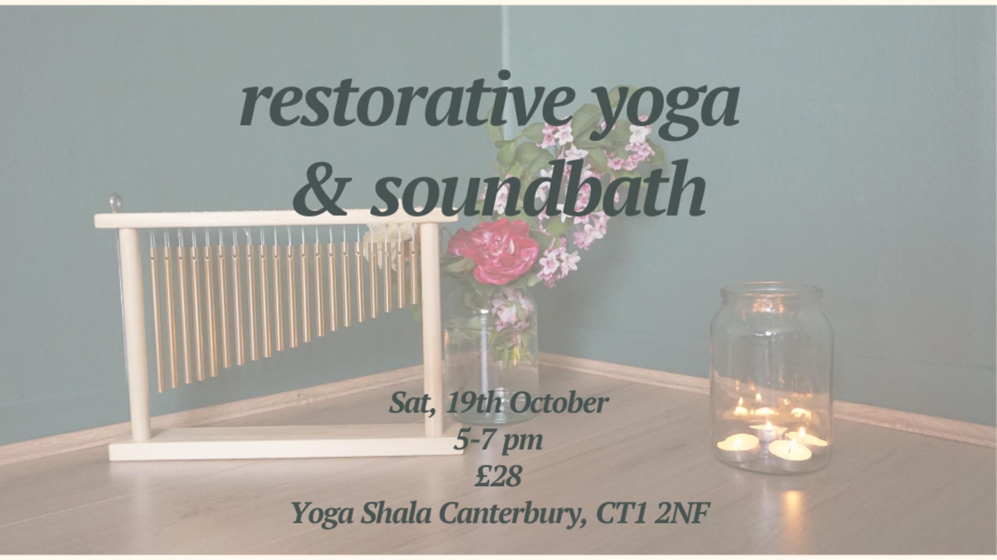 Restorative Yoga & Soundbath with Andrea and Ezgi