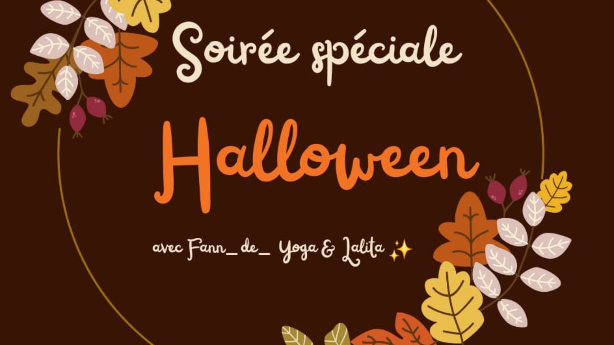 🧘‍♂️ 🎃 Soirée spéciale Halloween