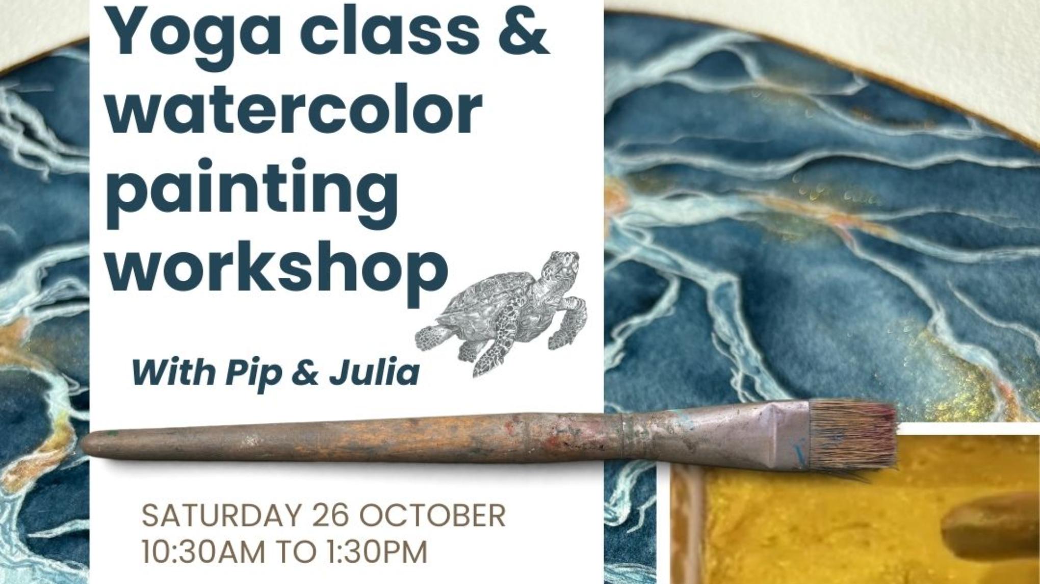 Yoga and Watercolour Workshop