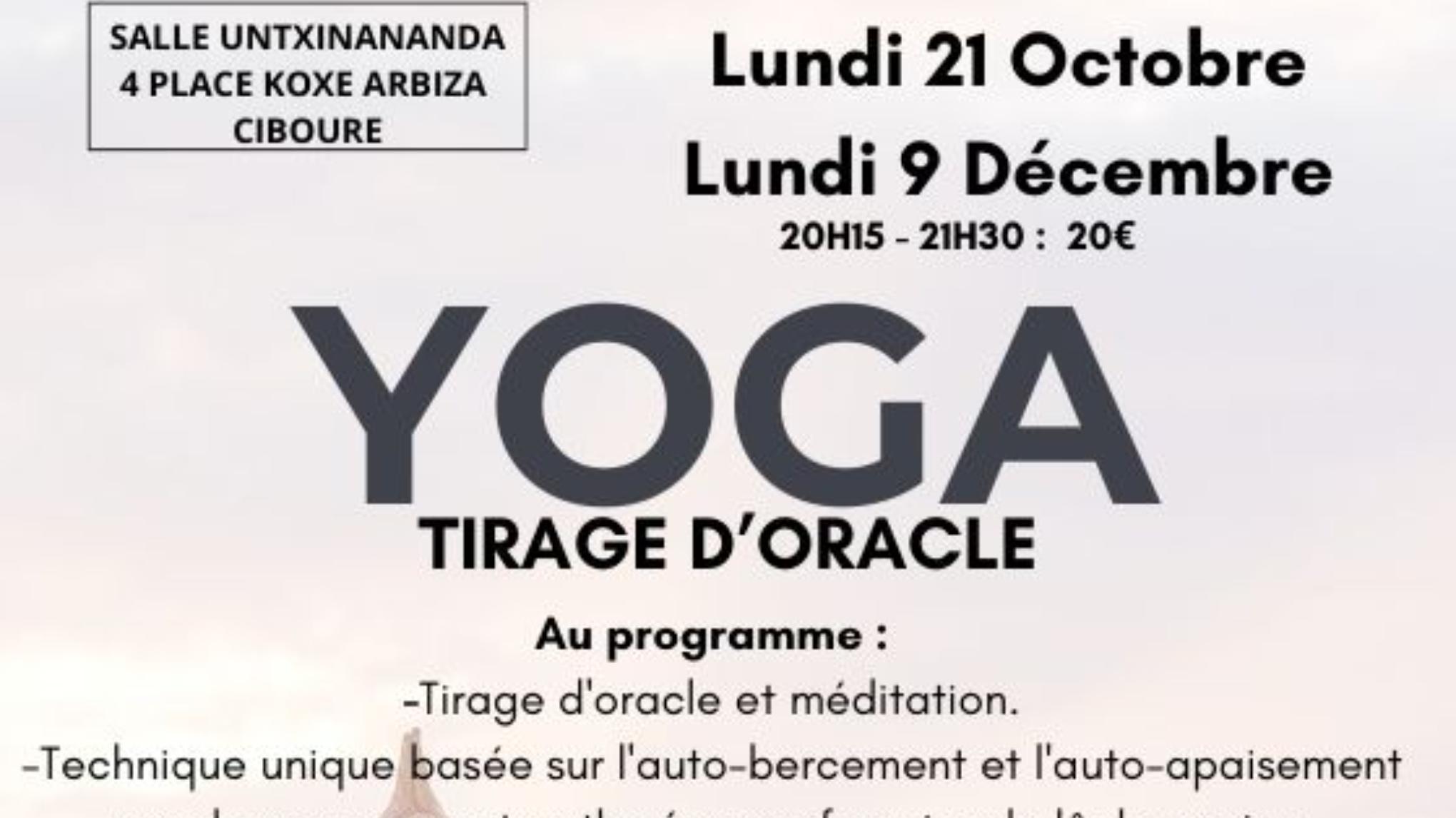 tirage d'oracle et yoga