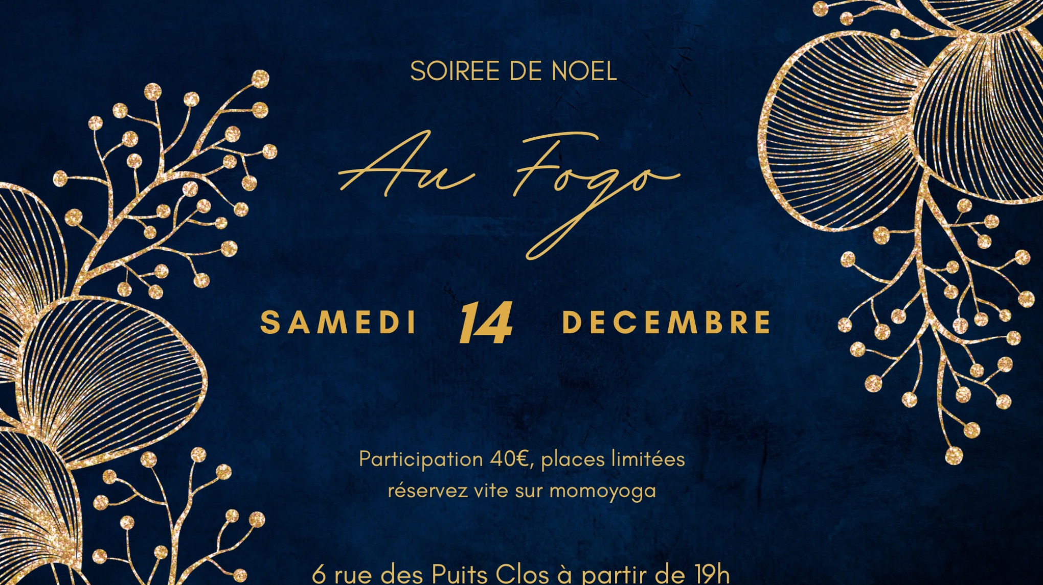 Soirée de Noël au Fogo