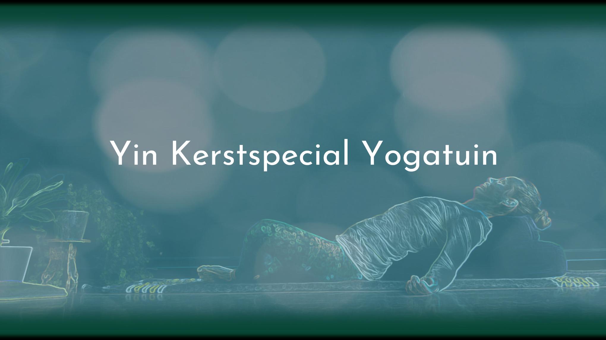 Pre-Kerstworkshop Yin Yoga met Sonja