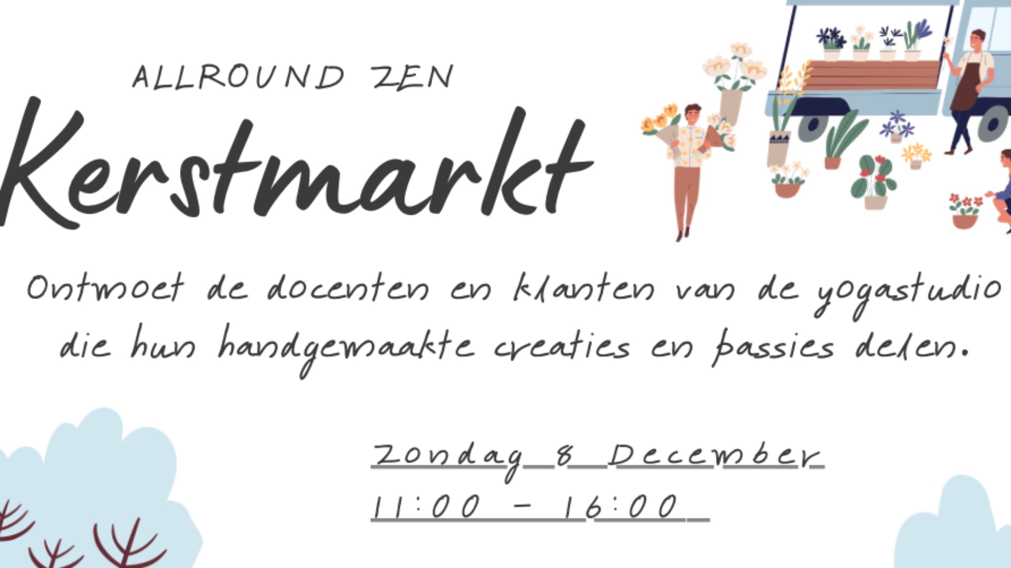 KERSTMARKT in de yogastudio