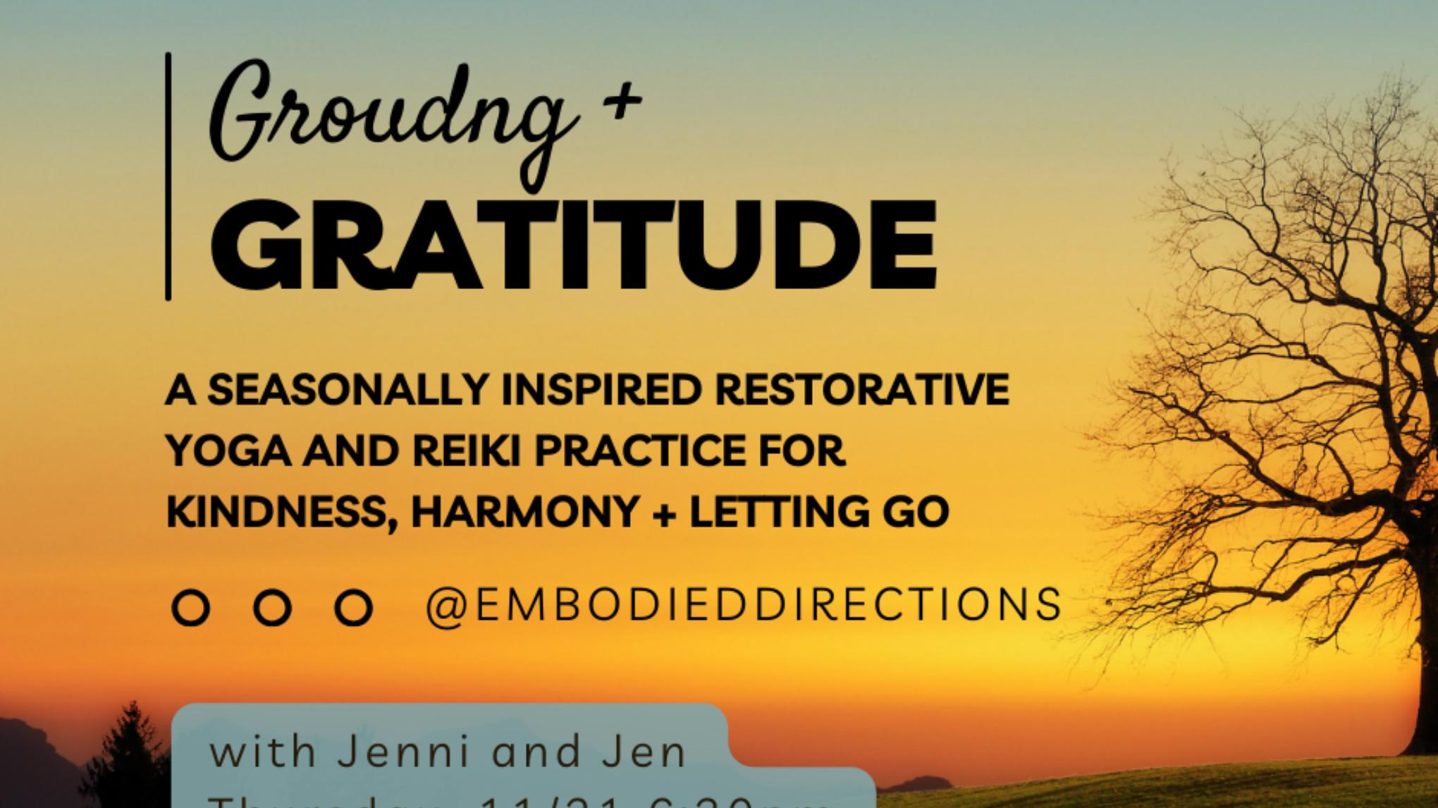 Grounding + Gratitude