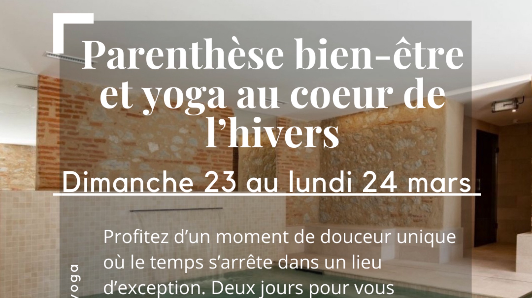 Parenthèse bien-être et Yoga au château de Fiac