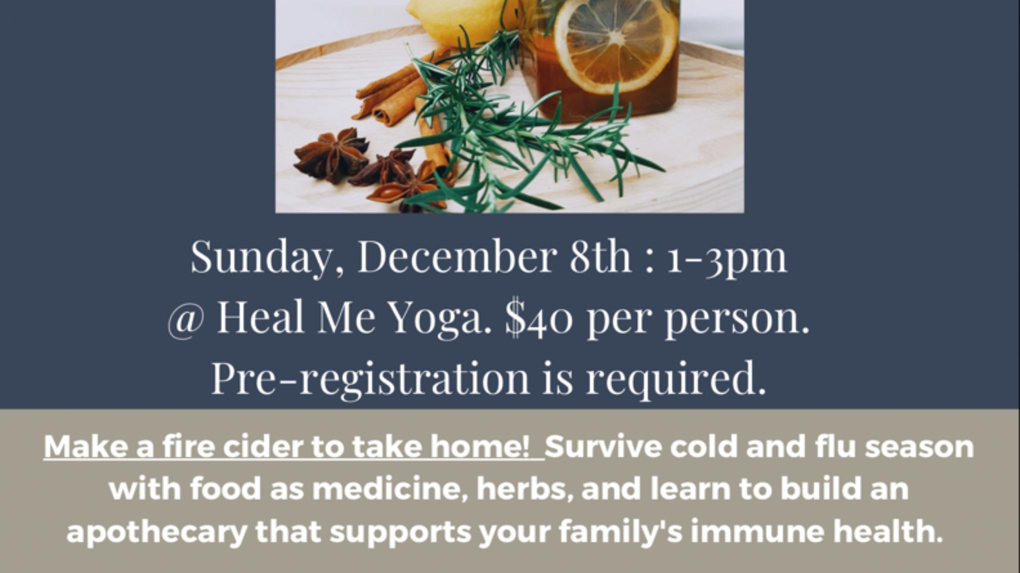 Immune Herbal Workshop for the whole Family