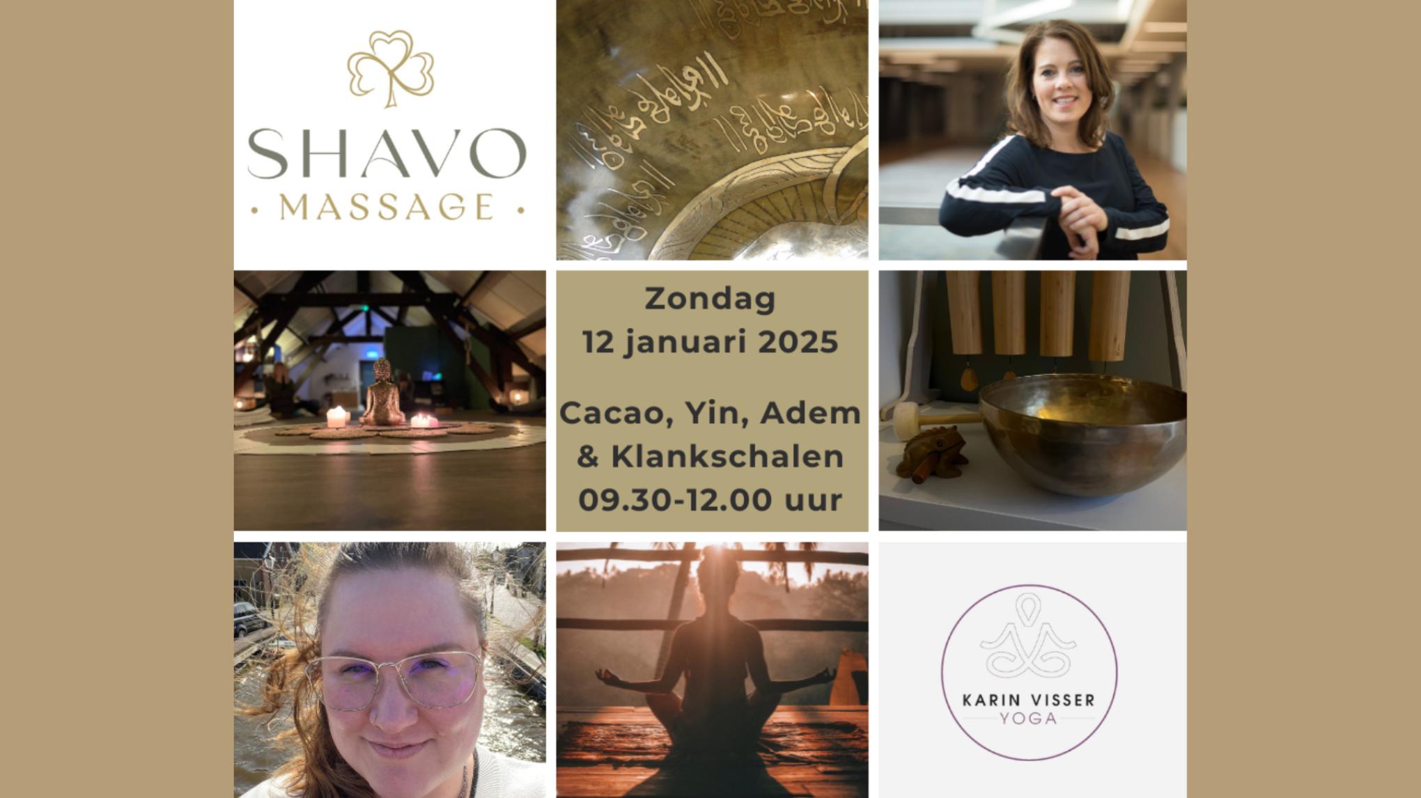 Cacao, Yin Yoga, Adem & Klankschalen - WINTER Special