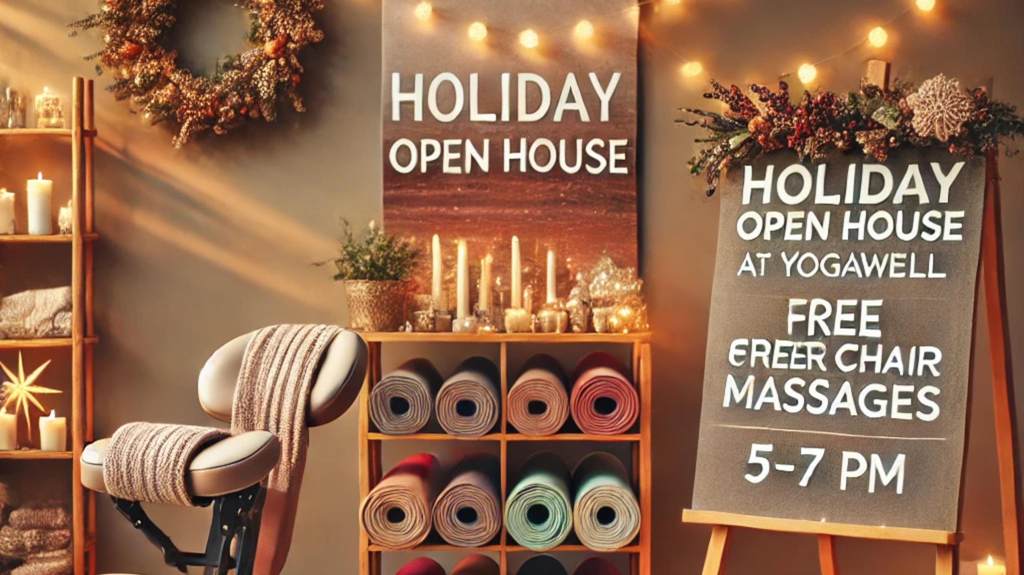 ✨ Holiday Open House: Free Chair Massages✨