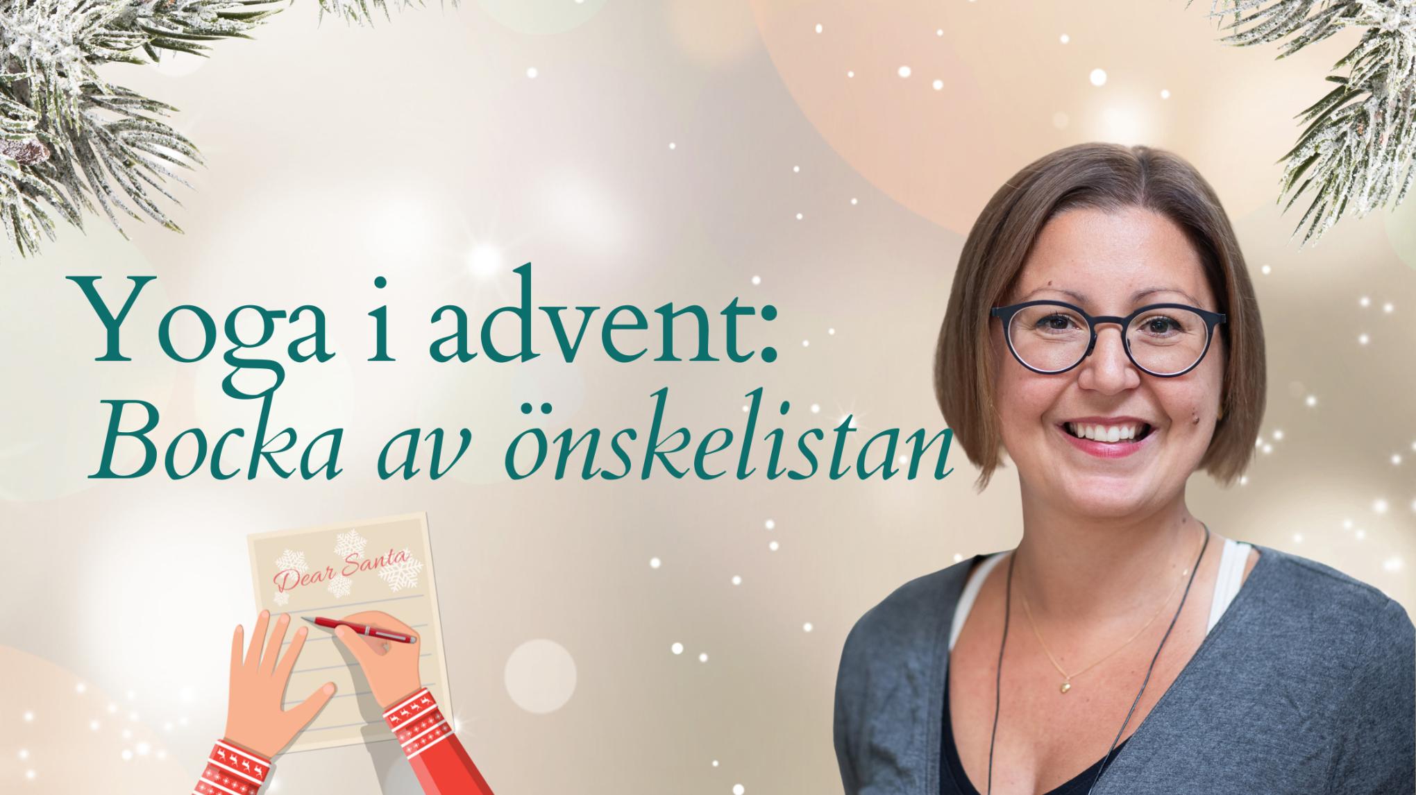 Yoga i advent: Bocka av önskelistan