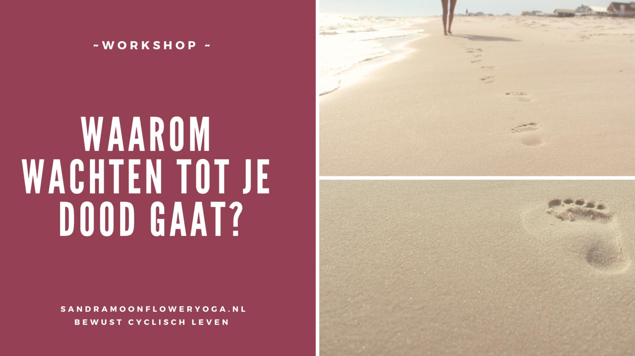 Waarom wachten tot je dood gaat?