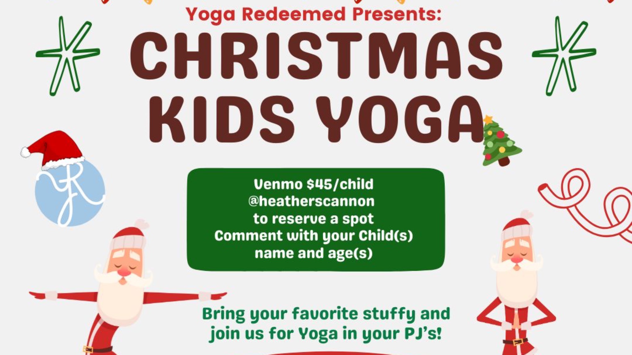 Kids Christmas Yoga