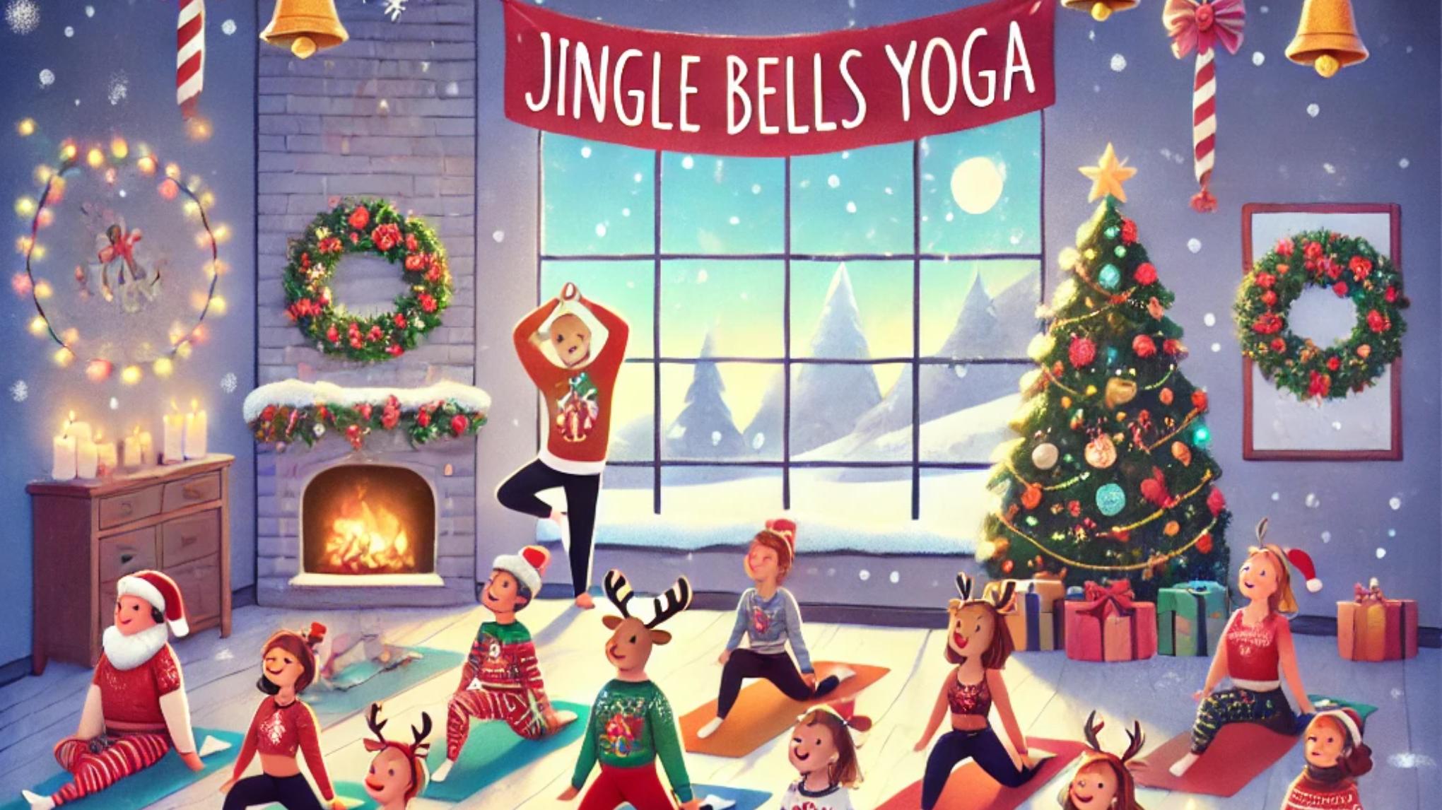 Hatha Yoga Jingle Bells vuur