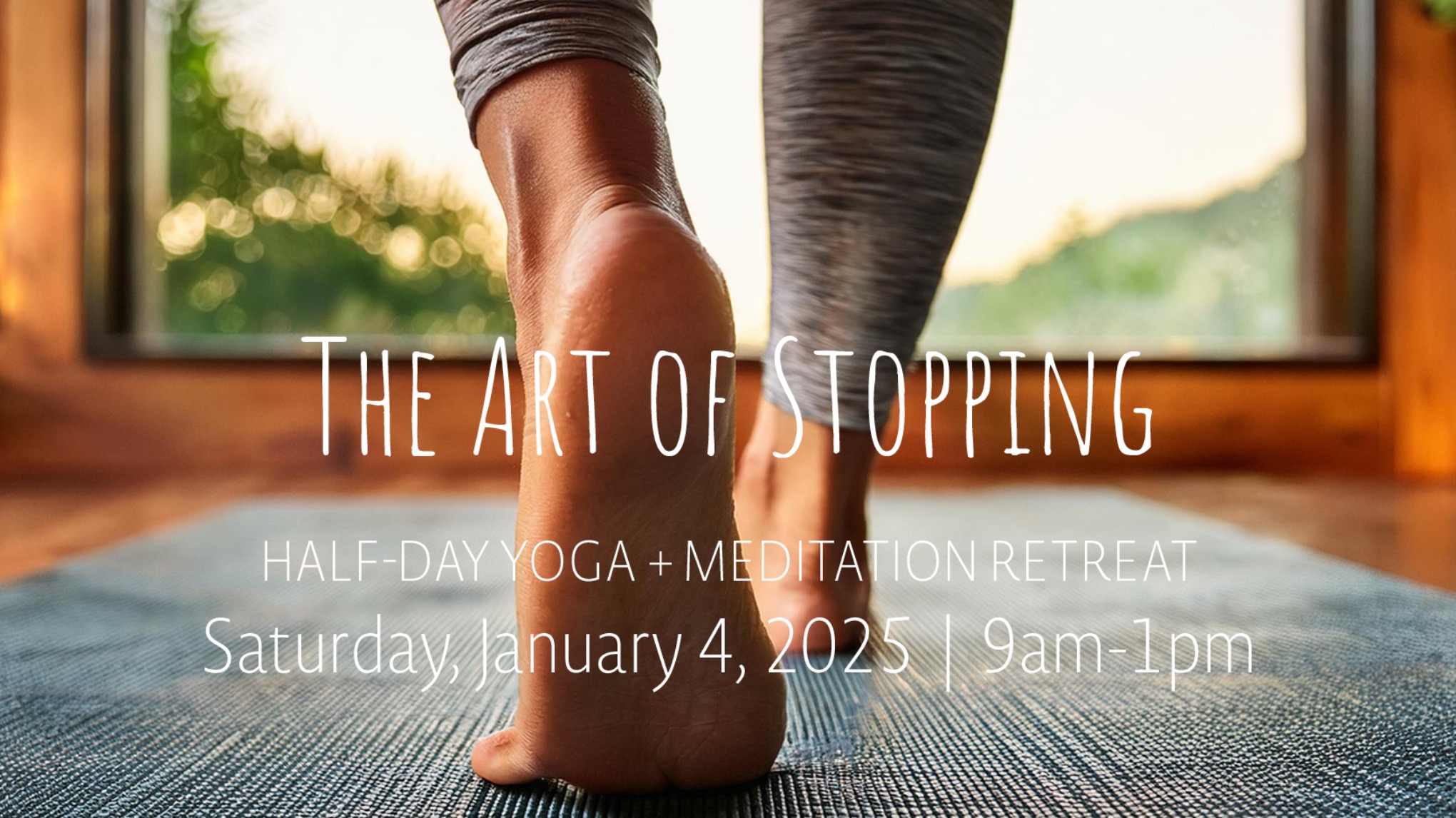 The Art of Stopping Half-Day Yoga + Meditation Retreat | Jan 4