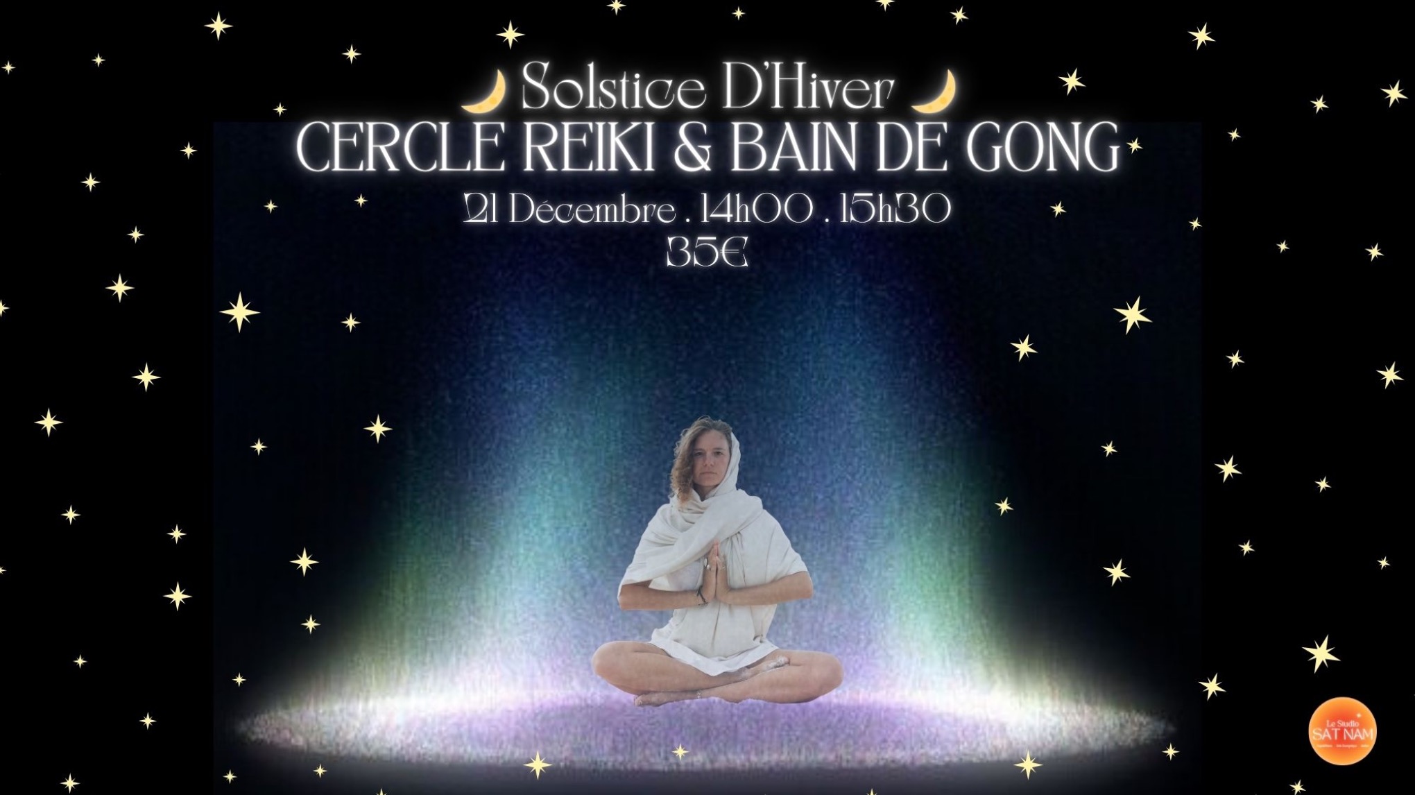 Soin Reiki & Bain de Gong - Solstice d'hiver 🌙✨